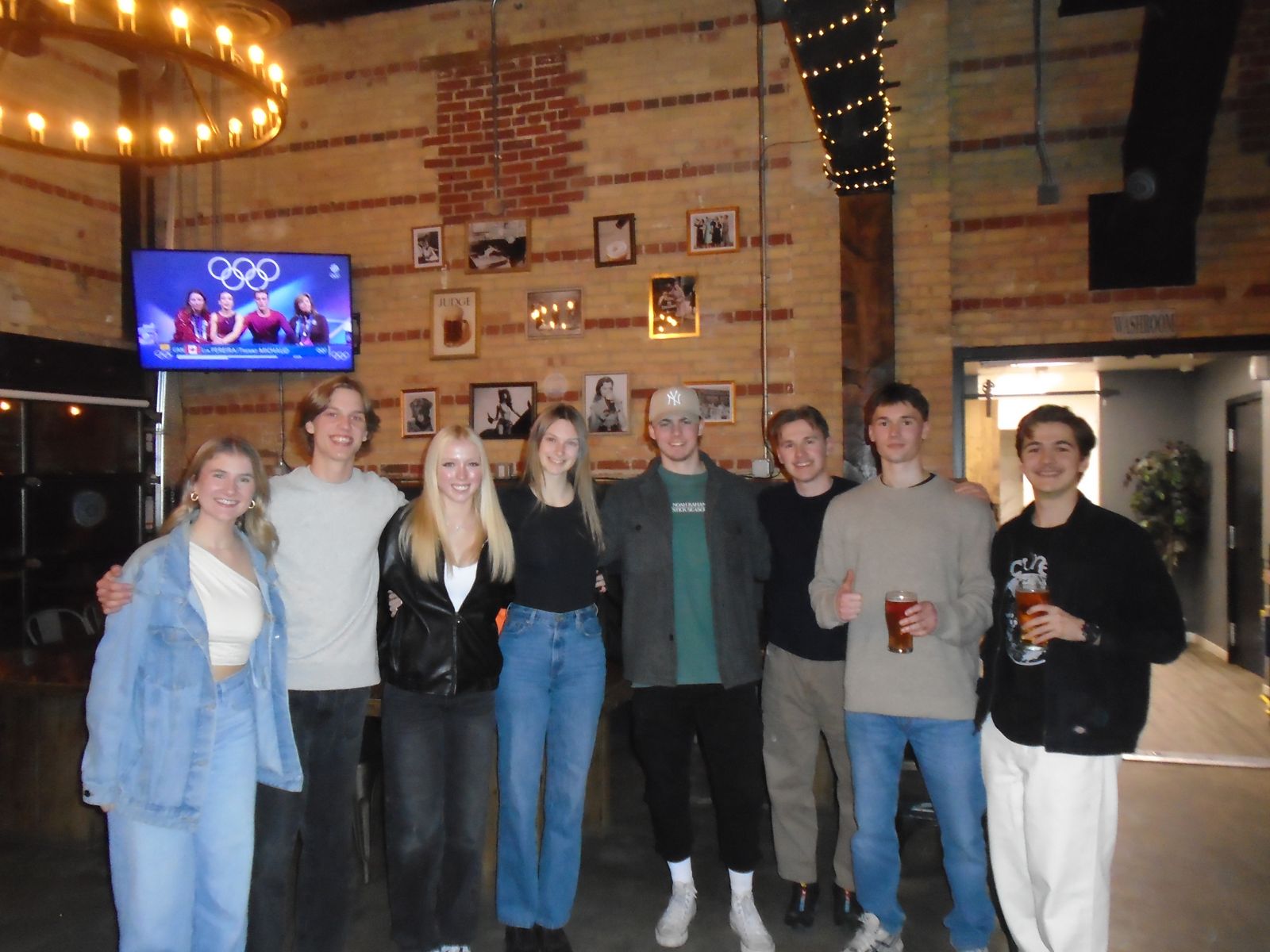 Club members at a social night